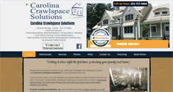 Desktop Screenshot of carolinacrawlspacesolutions.org